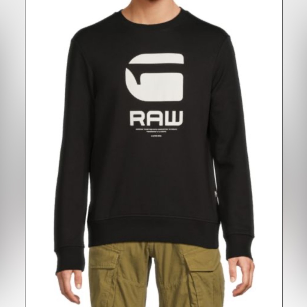 NWT G-Star graphic logo pullover